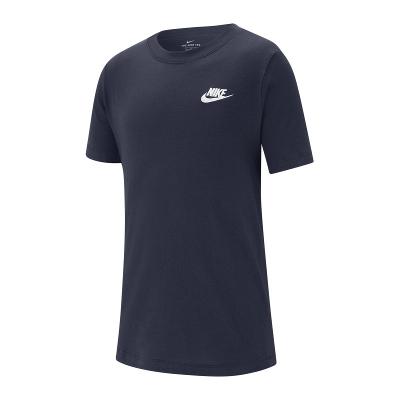 Nike Futura T-Shirt Kids Blau Weiss F451 - blau