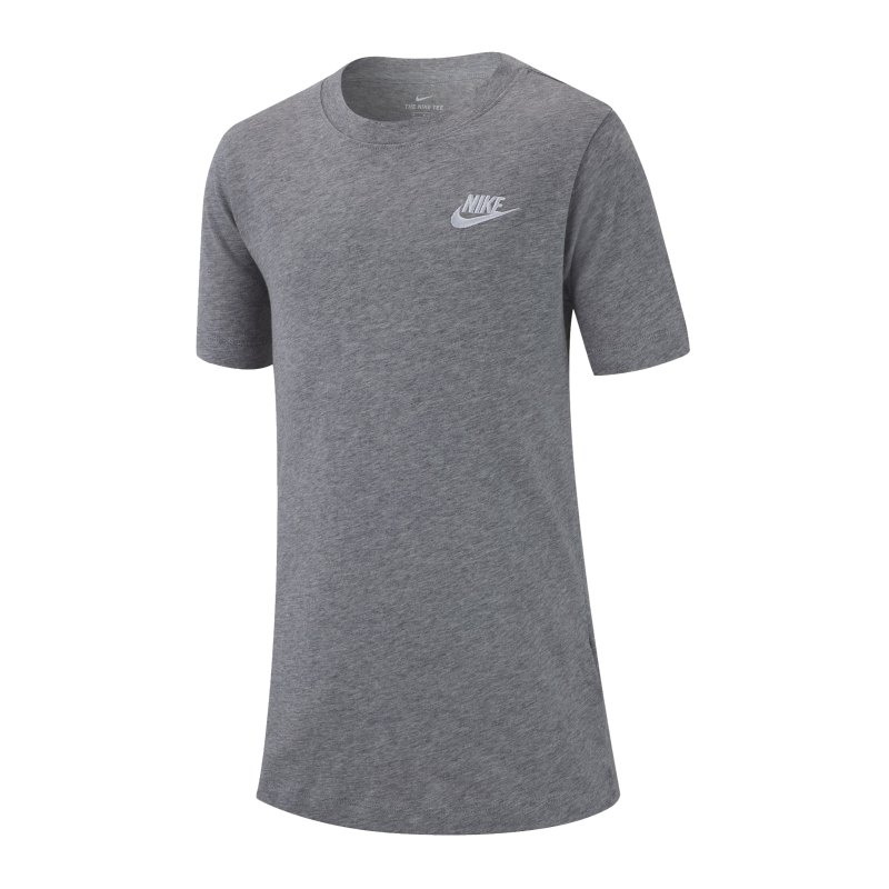 Nike Futura T-Shirt Kids Grau Weiss F063 - grau