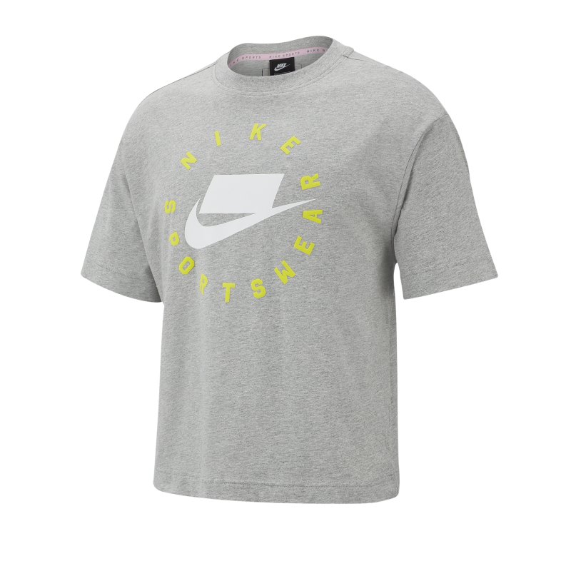 Nike Tee T-Shirt Damen Grau F063 - grau