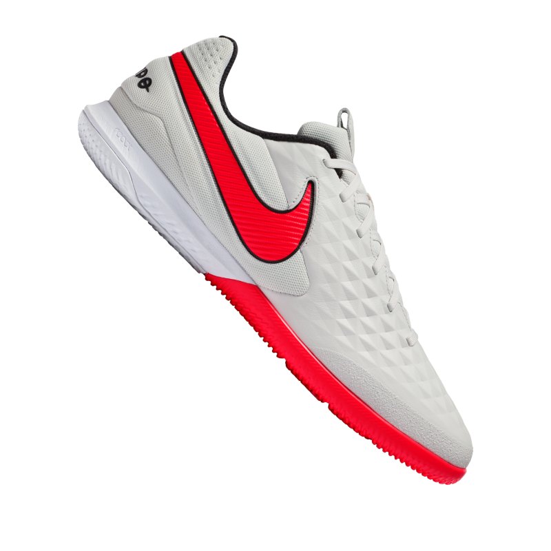 Nike Tiempo Legend VIII Pro React IC Grau Rot F061 - grau
