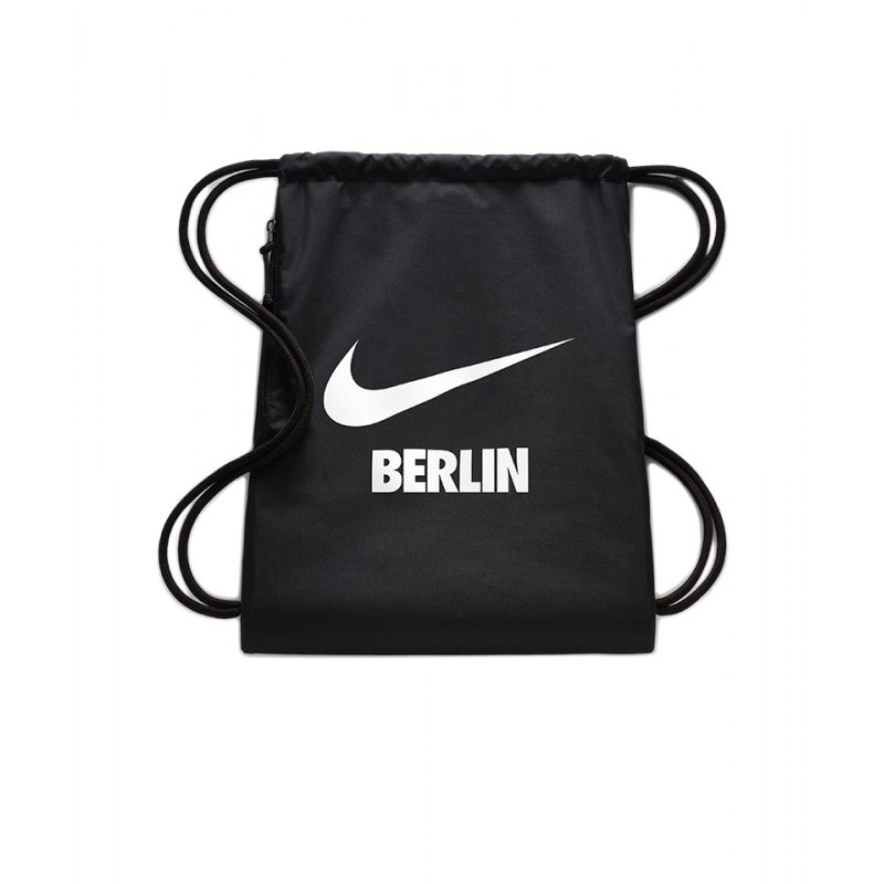 Nike Heritage Berlin Gymsack Schwarz F016 - schwarz