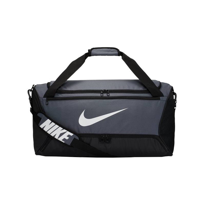 Nike Brasilia Duffel Bag Tasche Medium Grau F026 - grau