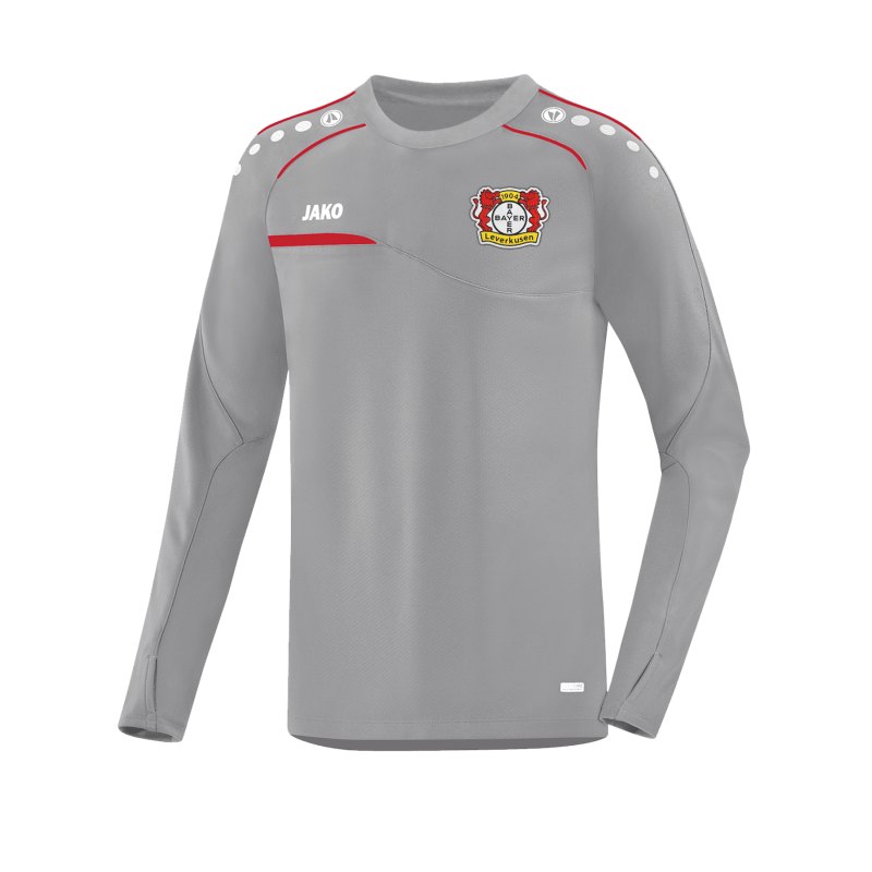 JAKO Bayer 04 Leverkusen Sweatshirt Prestige Grau F400 - grau