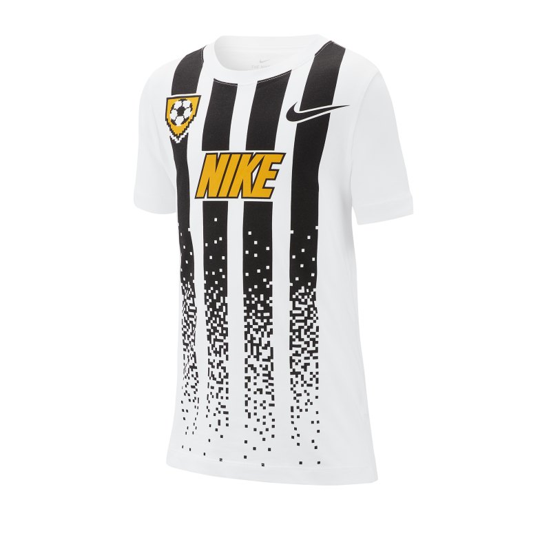 Nike Soccer Tee T-Shirt Weiss Schwarz F100 - Weiss