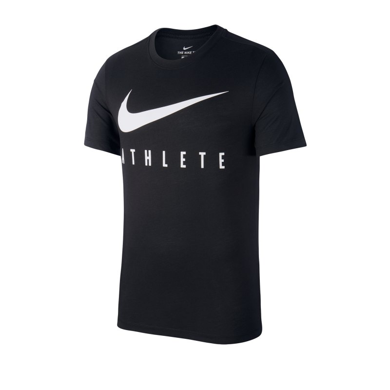 Nike Dri-FIT Athlete T-Shirt Running Schwarz F010 - schwarz