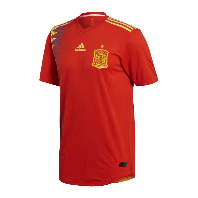 adidas Spanien Authentic Trikot Home WM 2018 Rot - rot