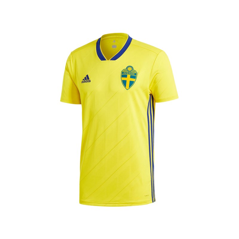 adidas Schweden Trikot Home WM 2018 Gelb - gelb