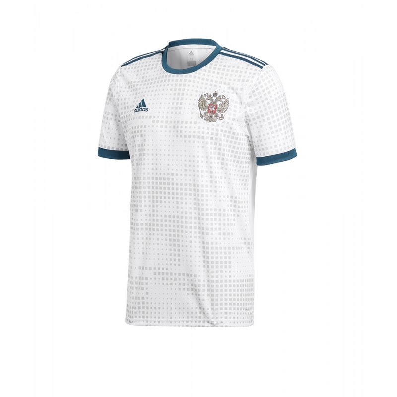 adidas Russland Trikot Away WM 2018 Weiss - weiss