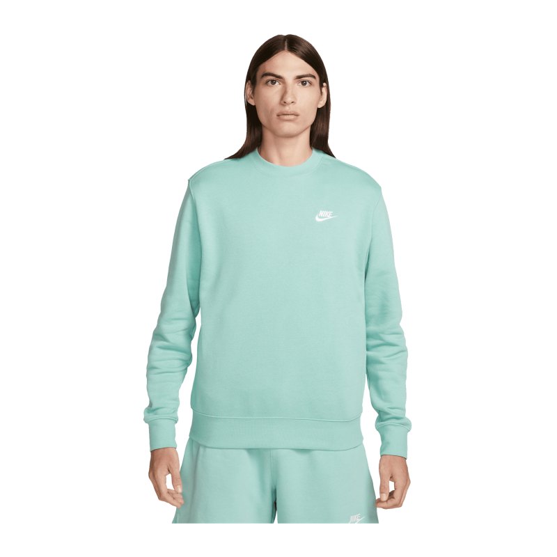 Nike Club Crew Sweatshirt Blau Weiss F309 - blau
