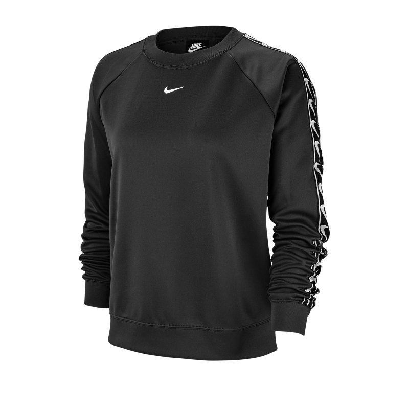Nike Crew Logo Longsleeve Damen Schwarz F010 - schwarz