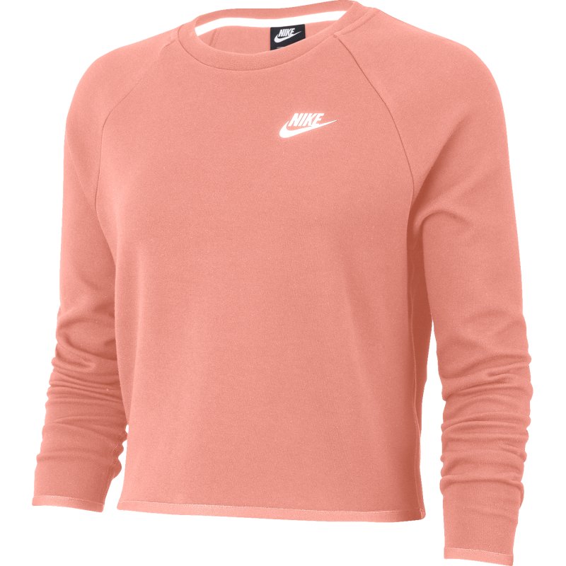 Nike Tech Crew Fleece Longsleeve Damen Pink F606 - pink
