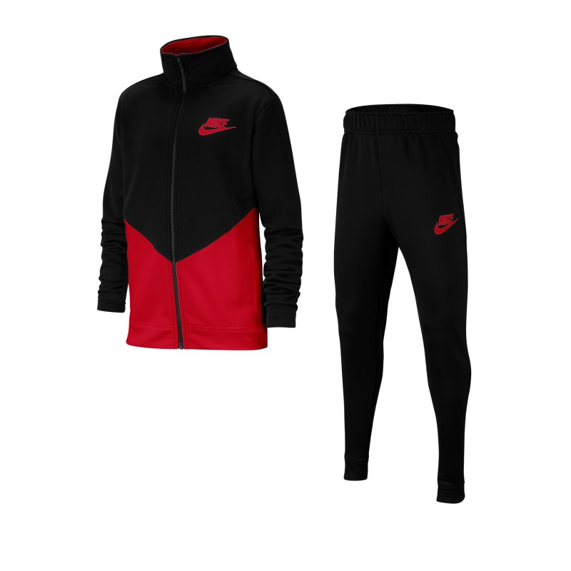 Nike Tracksuit Trainingsanzug Kids Schwarz F010 - schwarz