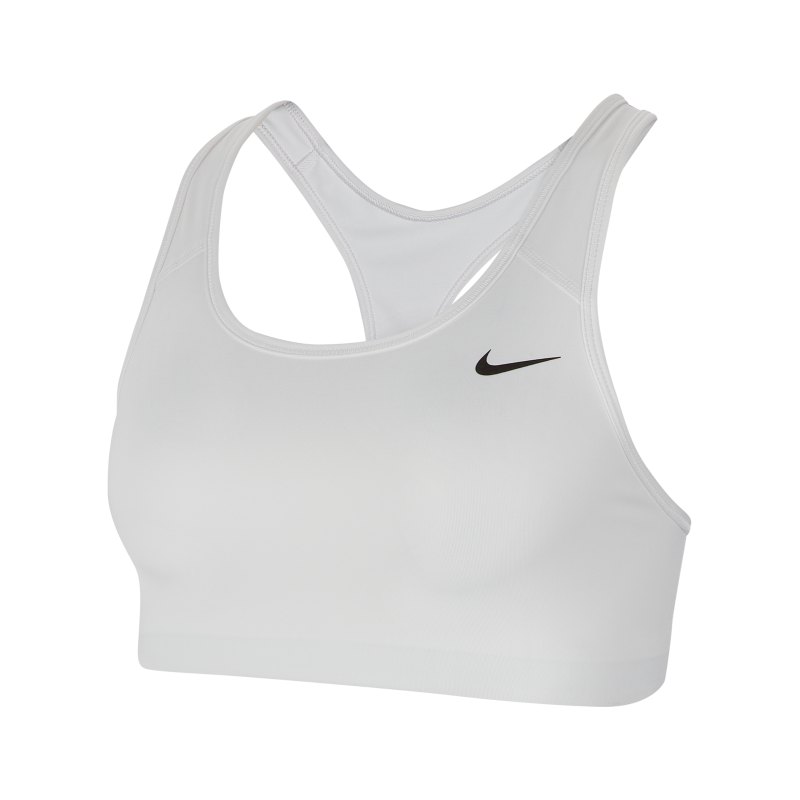 Nike Swoosh Bra Sport-BH (ungepolstert) Damen F100 - weiss