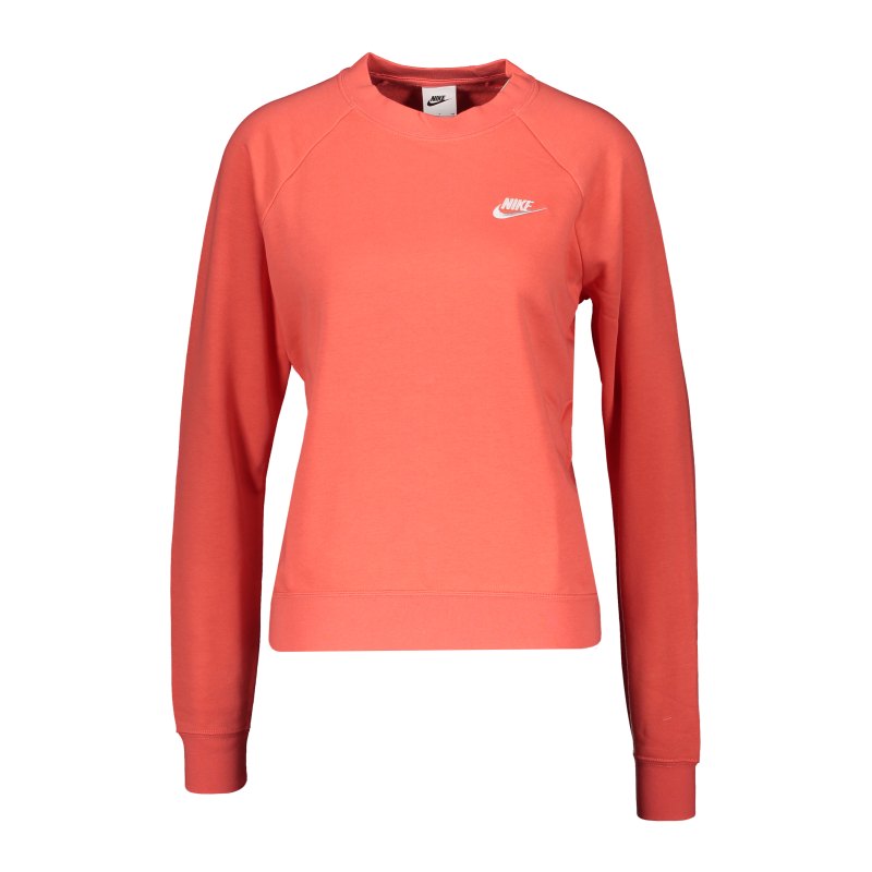 Nike Essential Fleece Sweatshirt Damen Orange F814 - orange