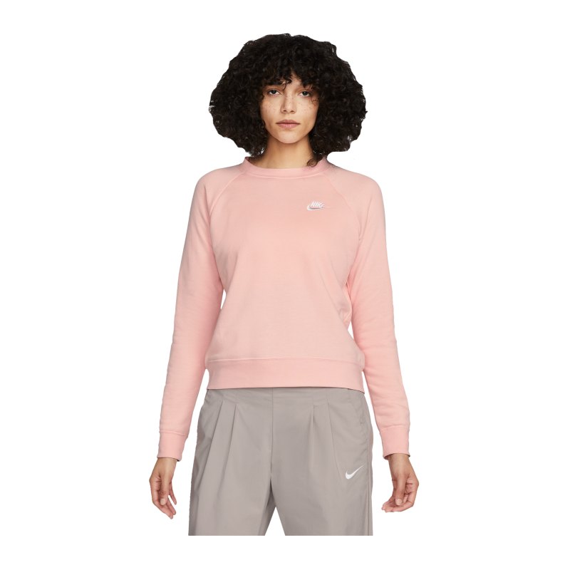 Nike Essential Fleece Sweatshirt Damen Rosa 611 - rosa