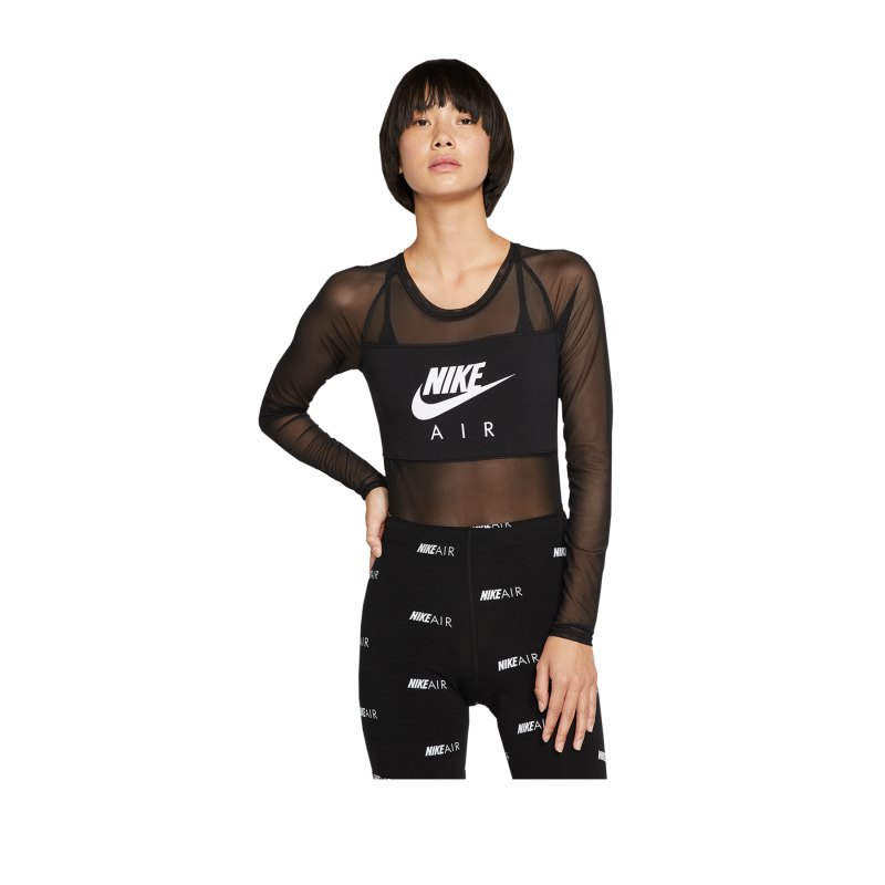 Nike Air Bodysuit Damen Schwarz F010 - schwarz