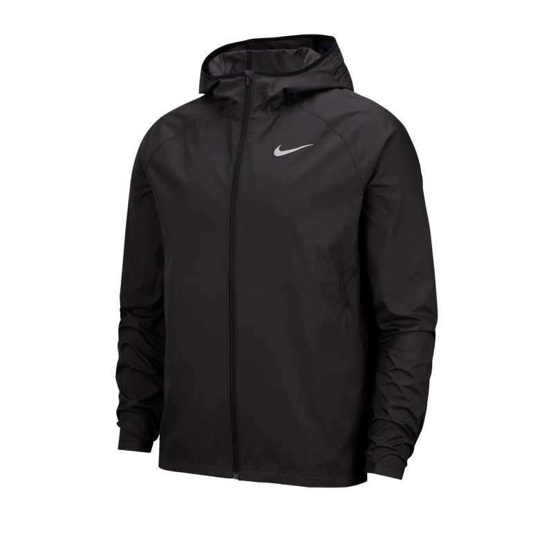 Nike Essential Hooded Laufjacke Running F010 - schwarz
