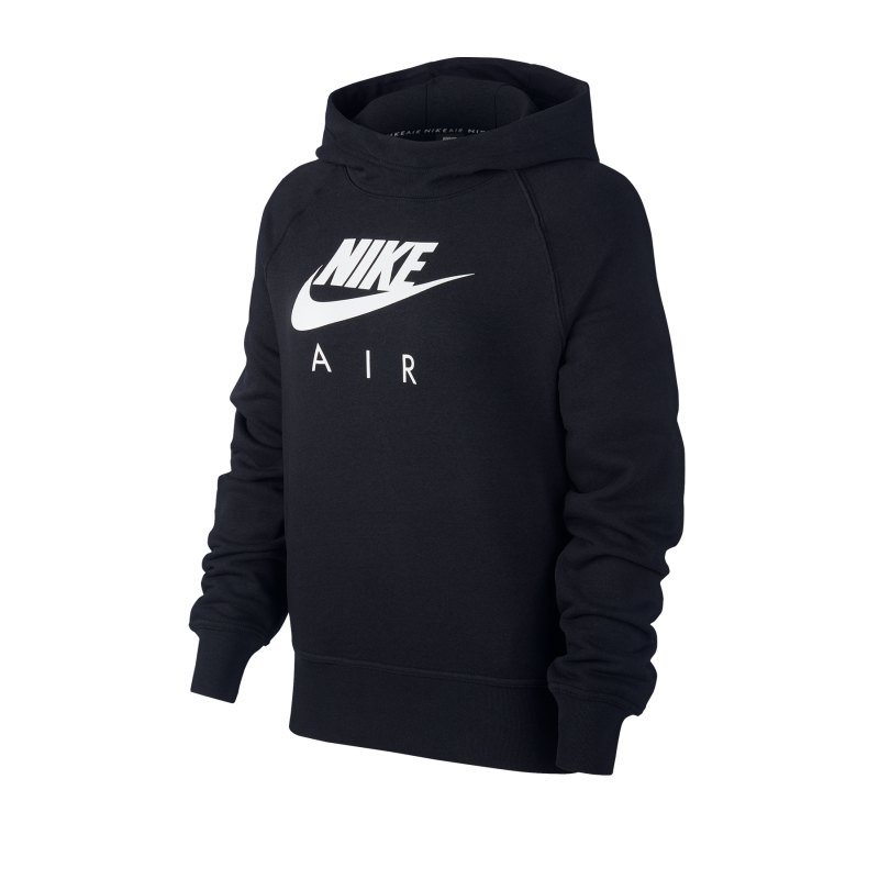 Nike Air Kapuzensweatshirt Damen Schwarz F010 - schwarz