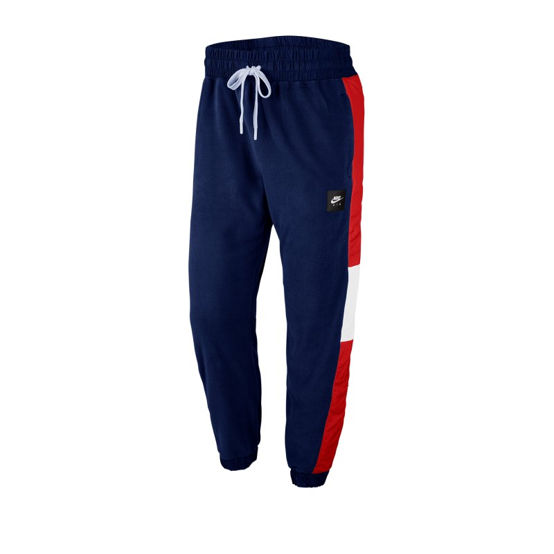 Nike Air Pants Trainingshose Blau Rot F492 - blau