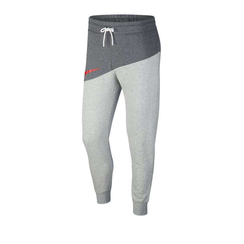 Nike Swoosh Jogginghose Grau F071 - grau