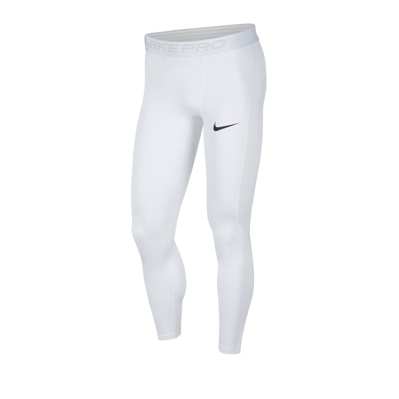 Nike Pro Tight lang Weiss F100 - weiss