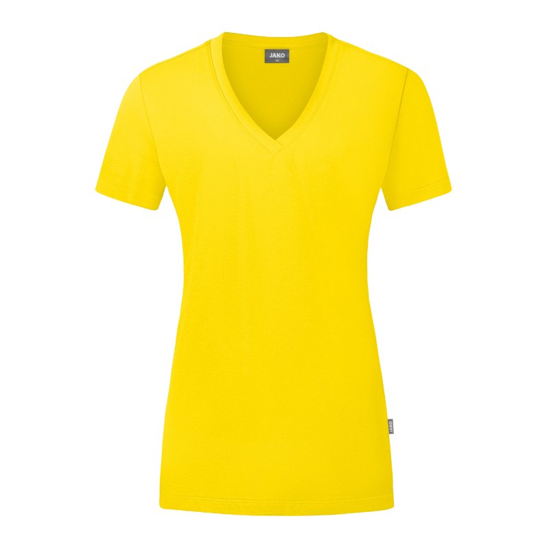 JAKO Organic T-Shirt Damen Gelb F300 - gelb