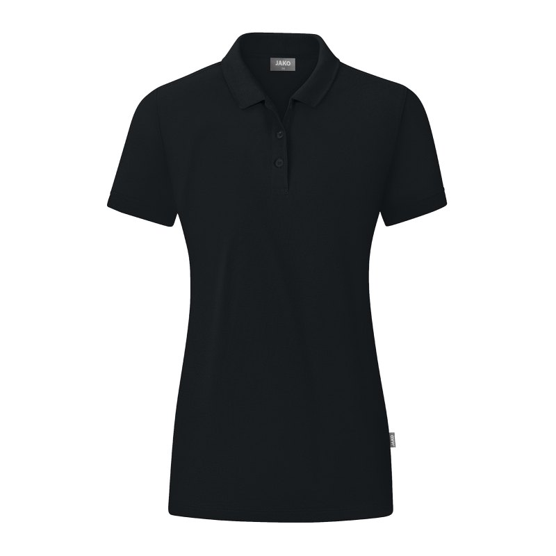 JAKO Organic Polo Shirt Damen Schwarz F800 - schwarz