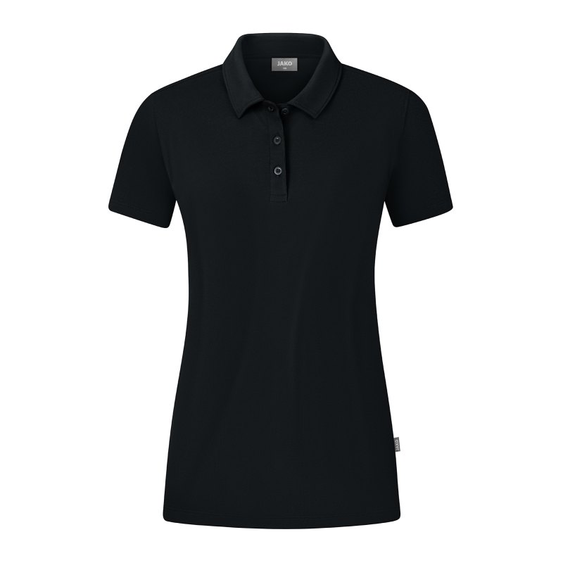 JAKO Organic Stretch Polo Shirt Damen Schwarz F800 - schwarz