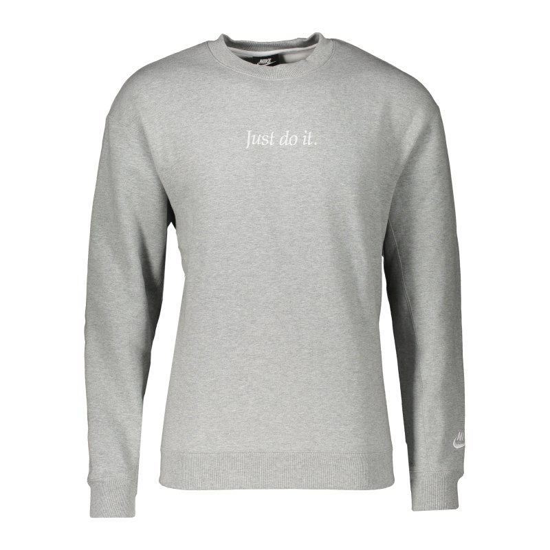 Nike JDI Fleece Sweatshirt Grau F063 - grau