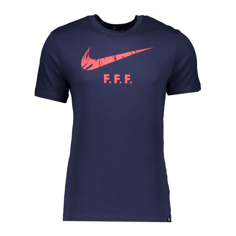 Nike Frankreich Ground Tee T-Shirt Blau F498 - blau