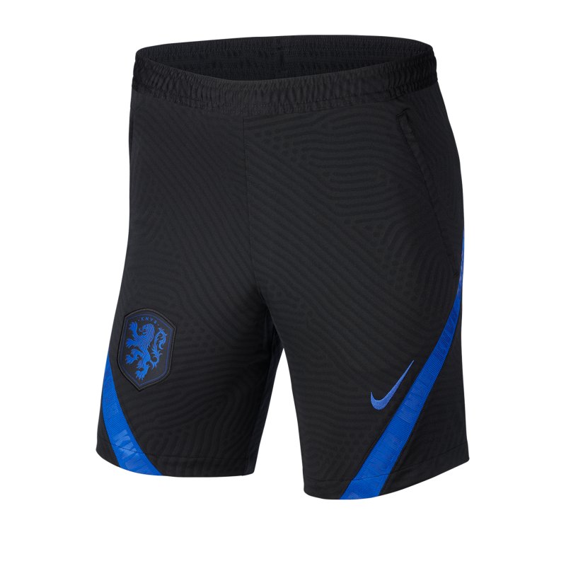 Nike Niederlande Strike Short Schwarz Blau F010 - schwarz