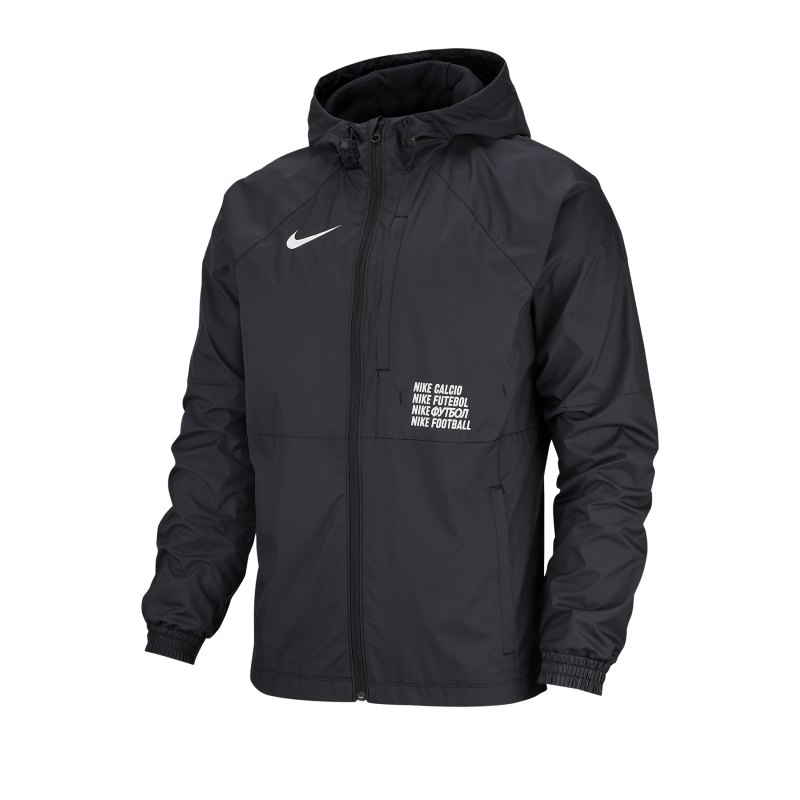 Nike F.C. Windrunner Jacke Schwarz F010 - schwarz
