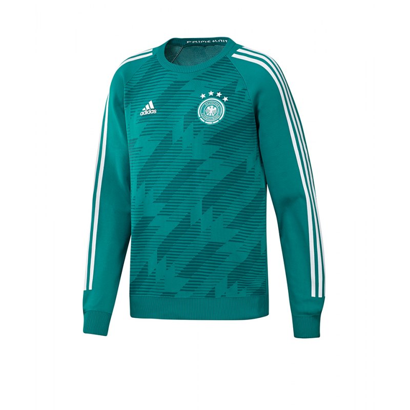 adidas DFB Deutschland Sweatshirt Away Knit Grün - gruen