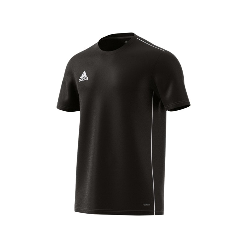 adidas Core 18 Trainingsshirt Schwarz Weiss - schwarz
