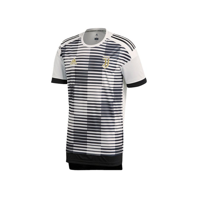 adidas Juventus Turin Prematch Shirt Weiss Schwarz - weiss
