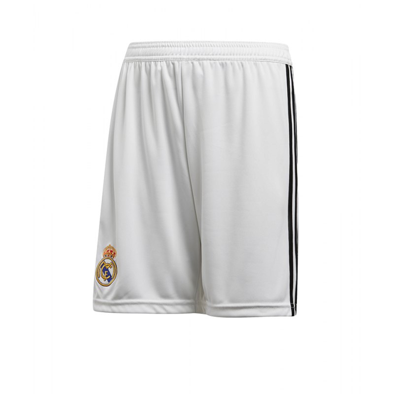 adidas Real Madrid Short Home Kids 2018/2019 - weiss
