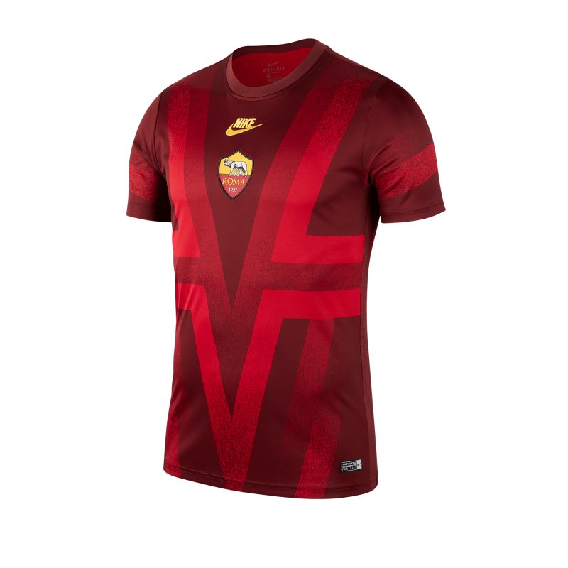 Nike AS Rom Dry Shirt kurzarm CL Rot F619 - rot