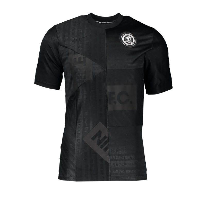 Nike F.C. Jersey Schwarz F010 - schwarz