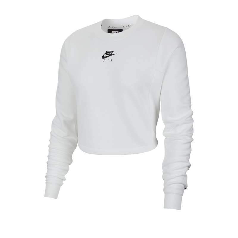 Nike Air Crew Sweatshirt Damen Weiss F100 - weiss