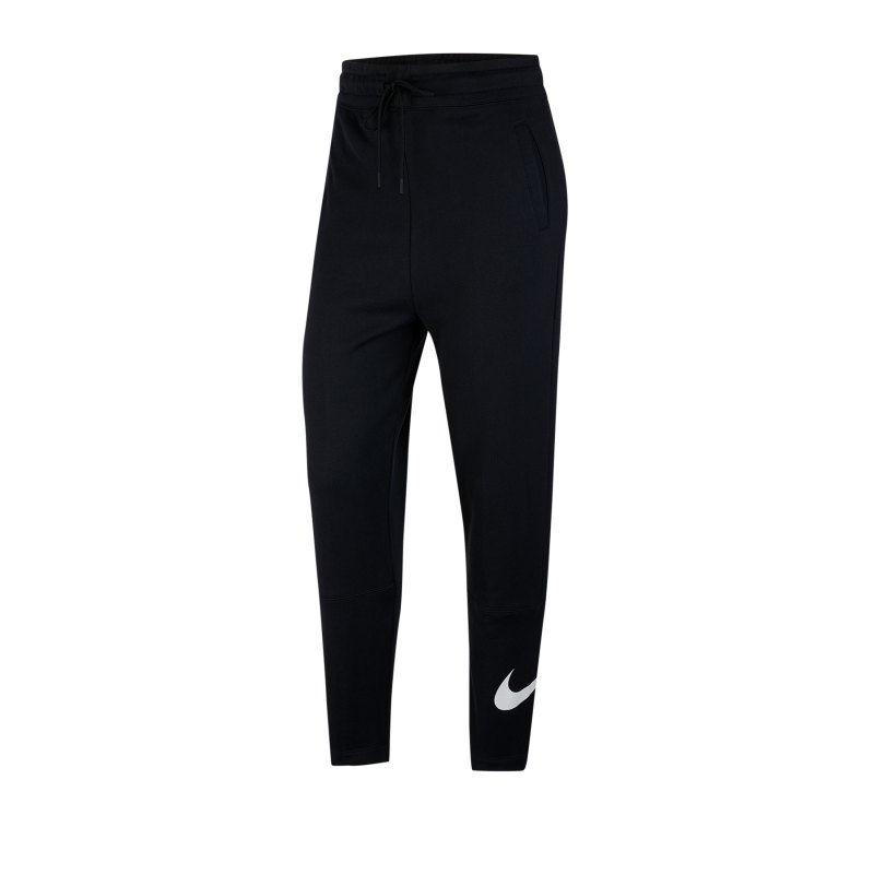 Nike Swoosh Jogginghose Damen Schwarz F010 - schwarz