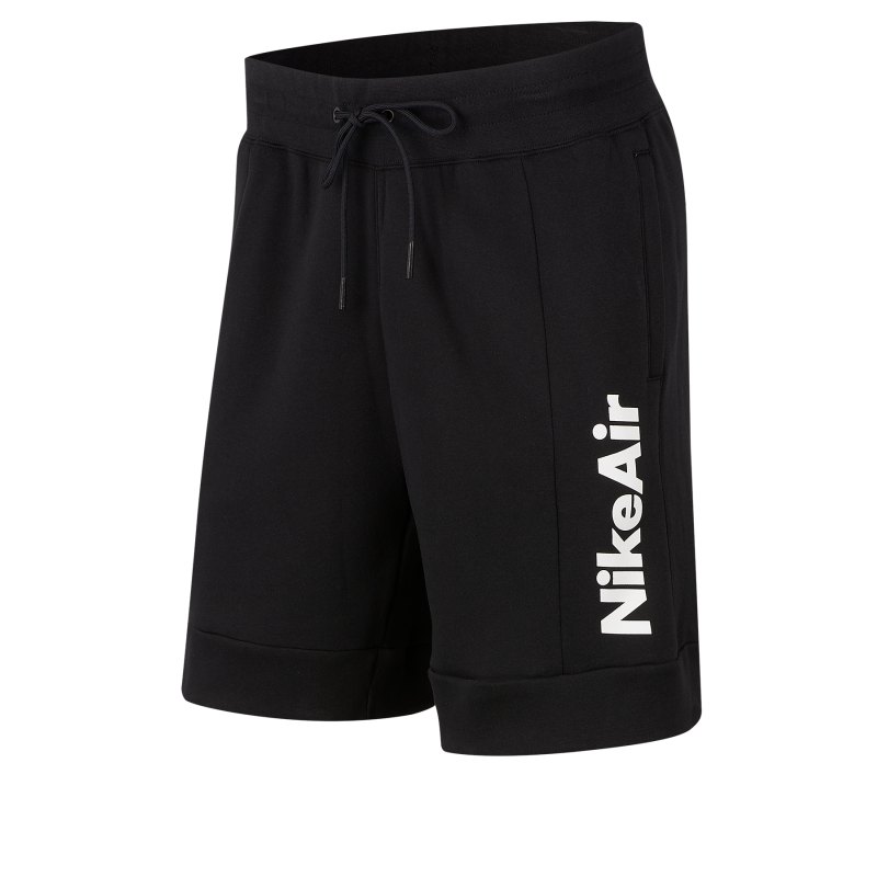 Nike Air Fleece Shorts Schwarz F010 - schwarz