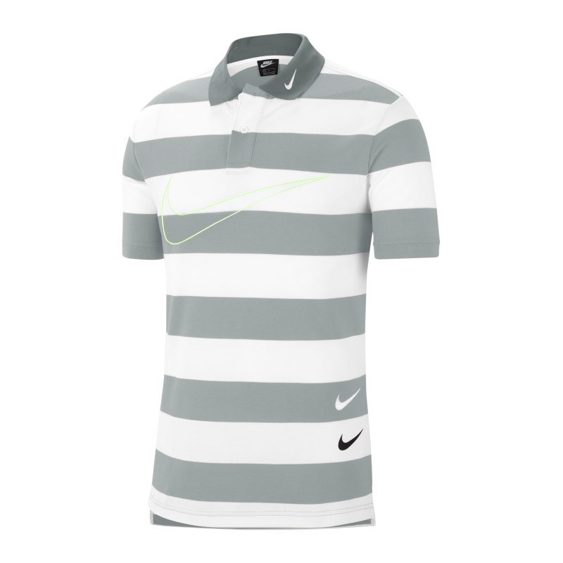 Nike Swoosh Poloshirt Grau F077 - grau