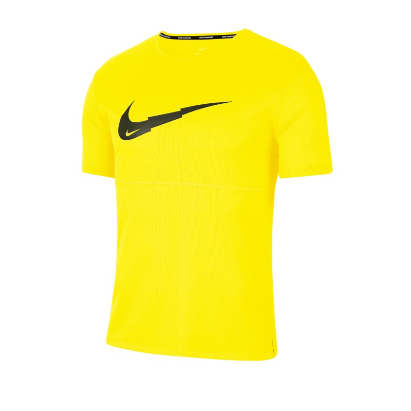 Nike Breathe T-Shirt Running Gelb F731 - gelb