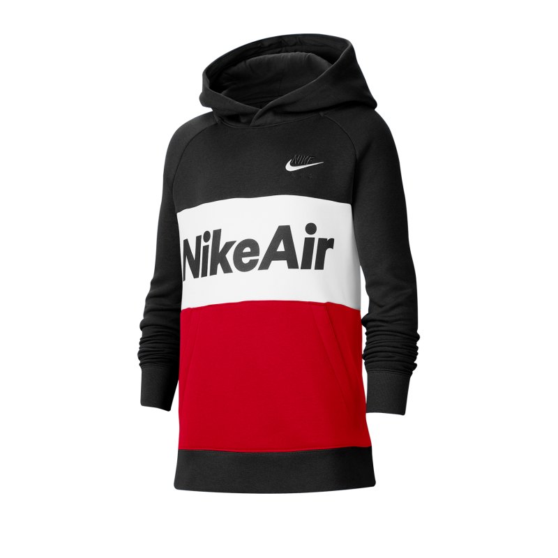 Nike Air Hoody Kapuzenpullover Kids Schwarz F011 - schwarz