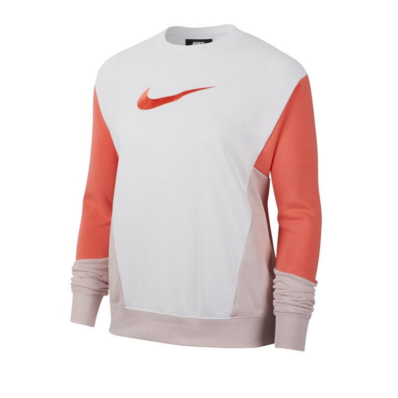 Nike Crew Sweatshirt Damen Weiss F100 - weiss