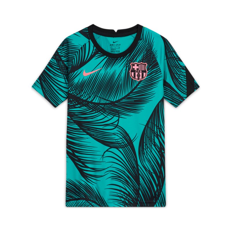 Nike FC Barcelona Prematch Shirt Kids F397 - tuerkis