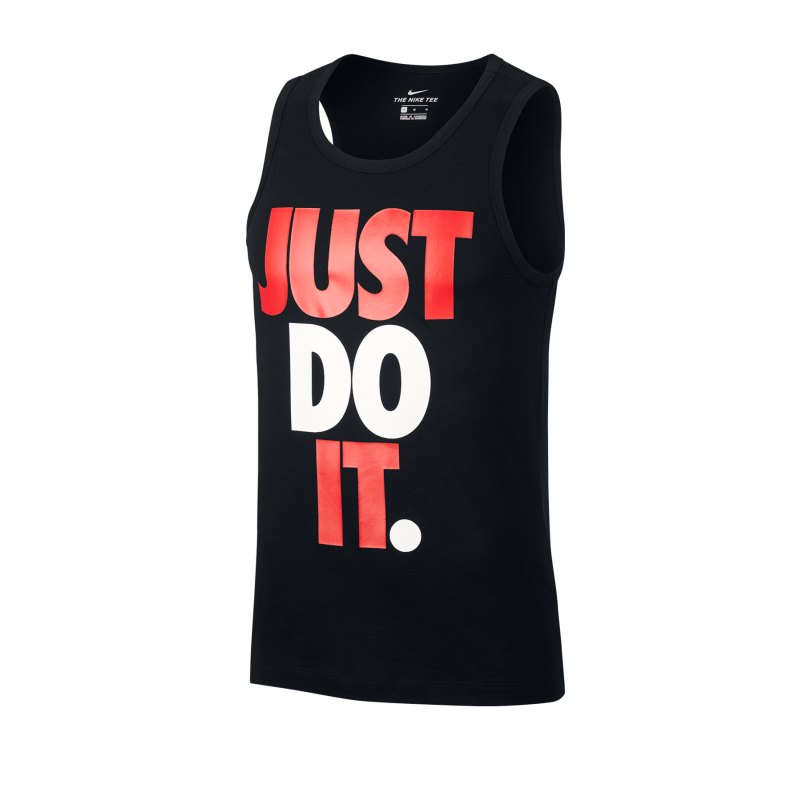 Nike JDI Tanktop Schwarz Rot F010 - schwarz