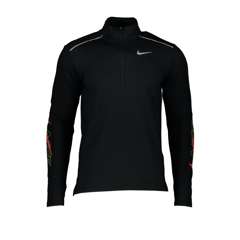 Nike Element Running 1/2-Zip Top langarm F010 - schwarz