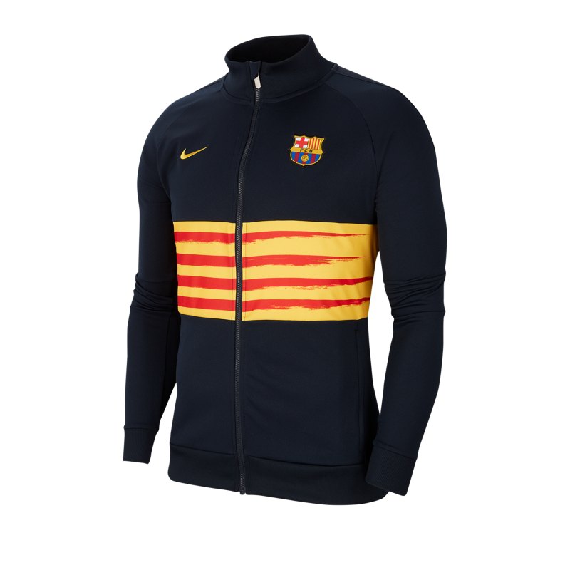 Nike FC Barcelona I96 Jacket Jacke Kids Blau F475 - blau