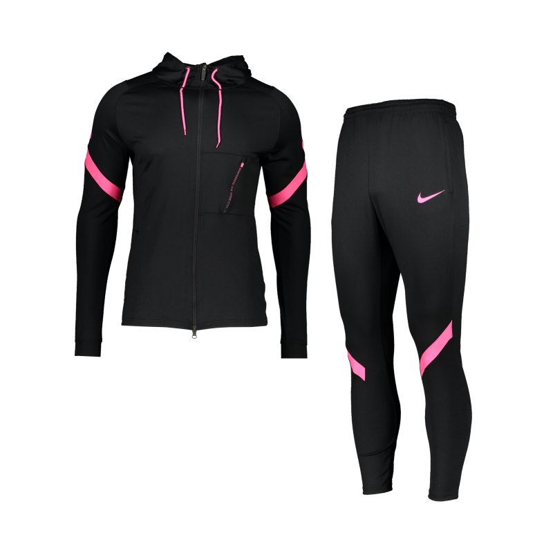 Nike Dry Strike Trainingsanzug Schwarz F013 - schwarz